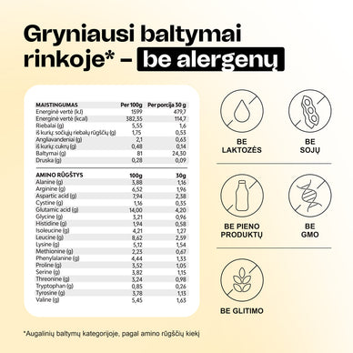 NextGen augalinių baltymų izoliatas